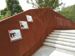 东兴耐候钢挡土墙